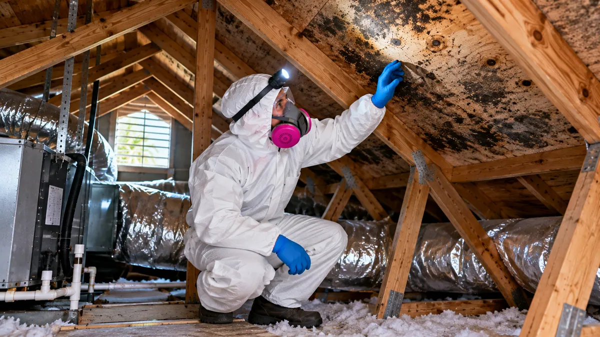 Attic Mold Removal in Loxahatchee Groves